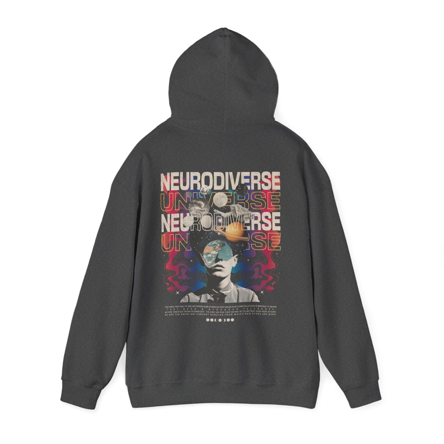 Neurodiverse Universe Unisex Hoodie | Neurodiversity Advocacy Hooded Sweatshirt