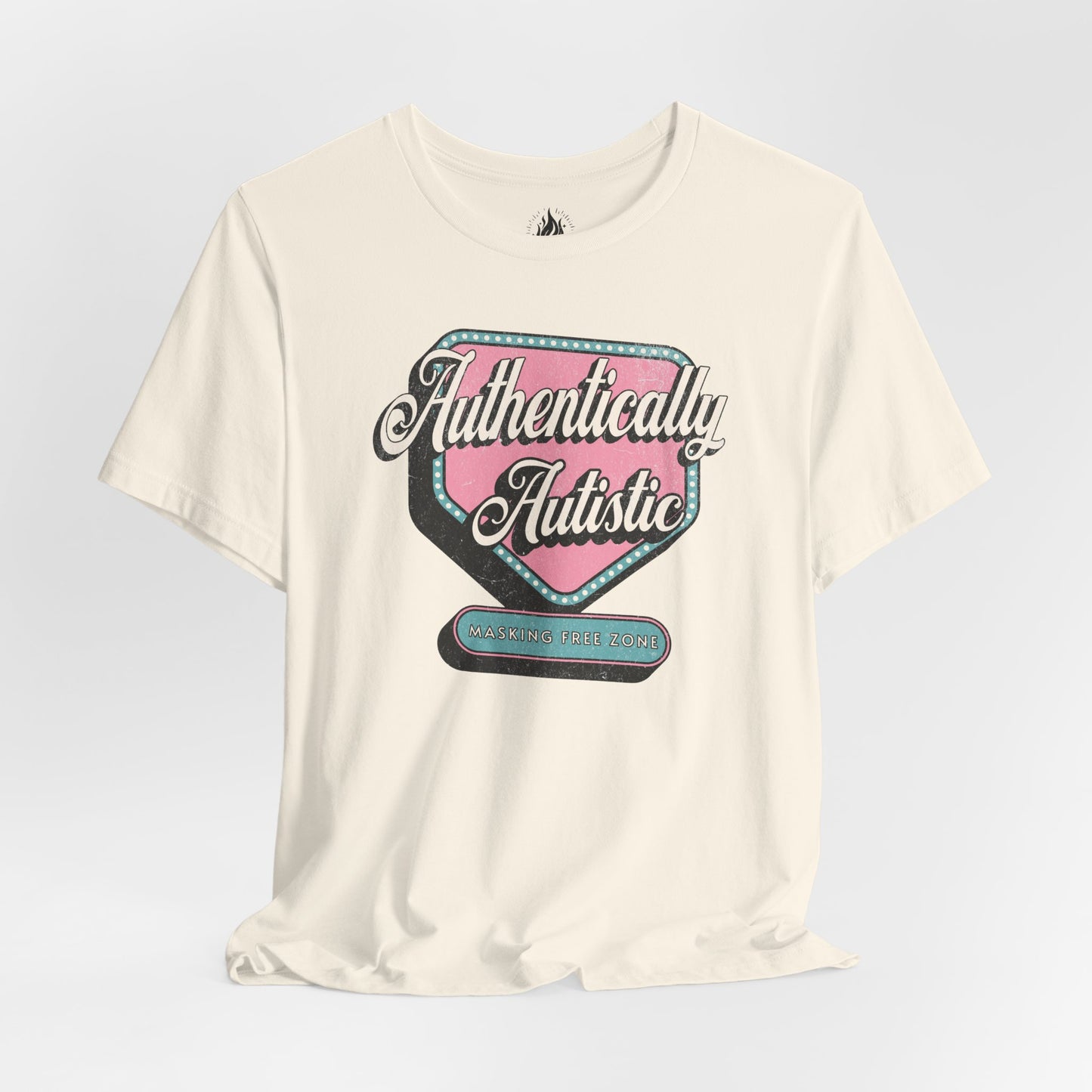 "Authentically Autistic" Unisex Tee | Masking Free Zone Shirt