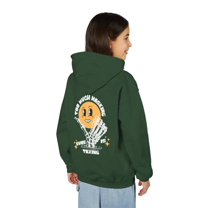 Youth "Masking Is Taxing" Unisex Hoodie | Autism & Neurodiversity Advocacy Sweatshirt