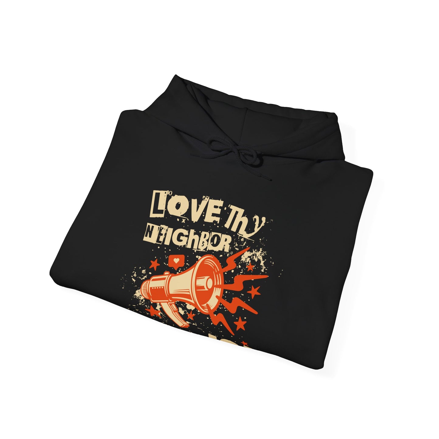 Love Thy Neighbor Unisex Hoodie | Abolish Ice Hooded Sweatshirt | The Collective Flame Fund Collection