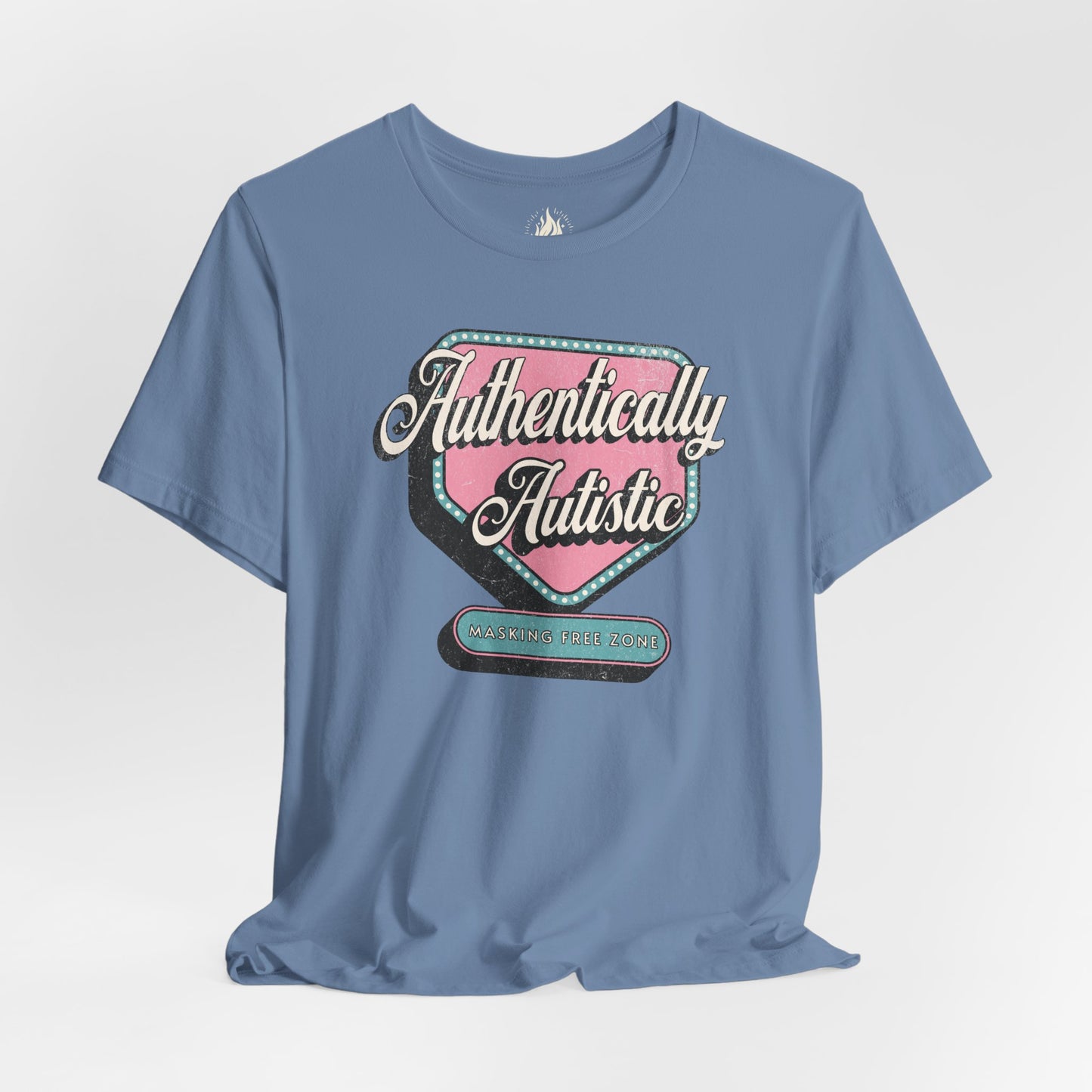 "Authentically Autistic" Unisex Tee | Masking Free Zone Shirt