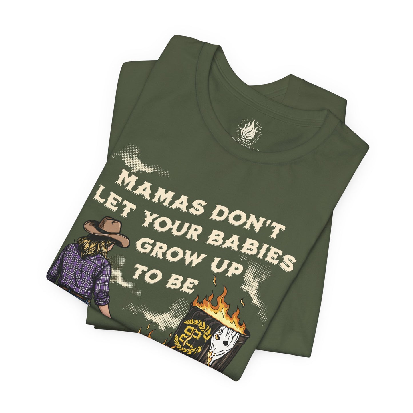 Mama's Don't Let Your Babies Grow Up To Be Proud Boys Unisex Tee | Anti-Fascist Shirt | The Collective Flame Fund Collection