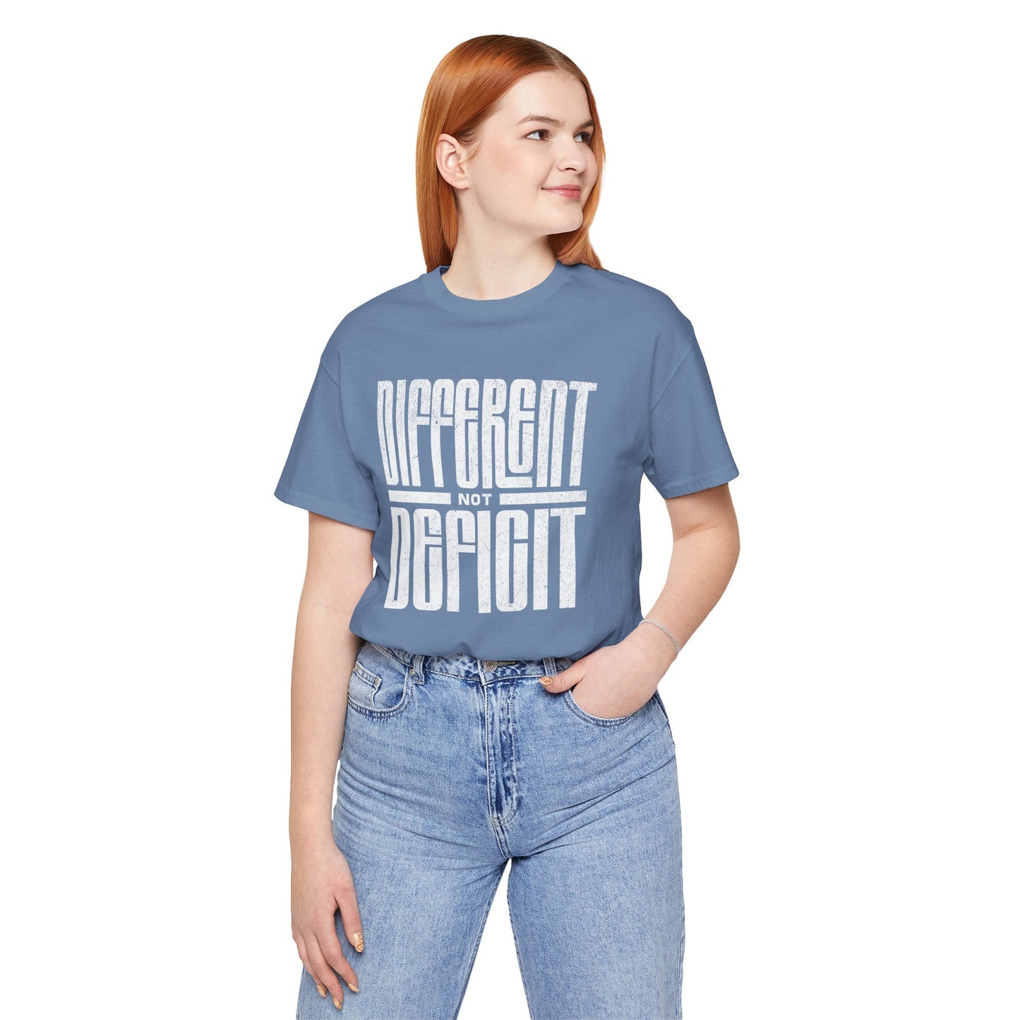 "Different Not Deficit" Unisex Tee | Autism & Neurodiversity Advocacy Shirt