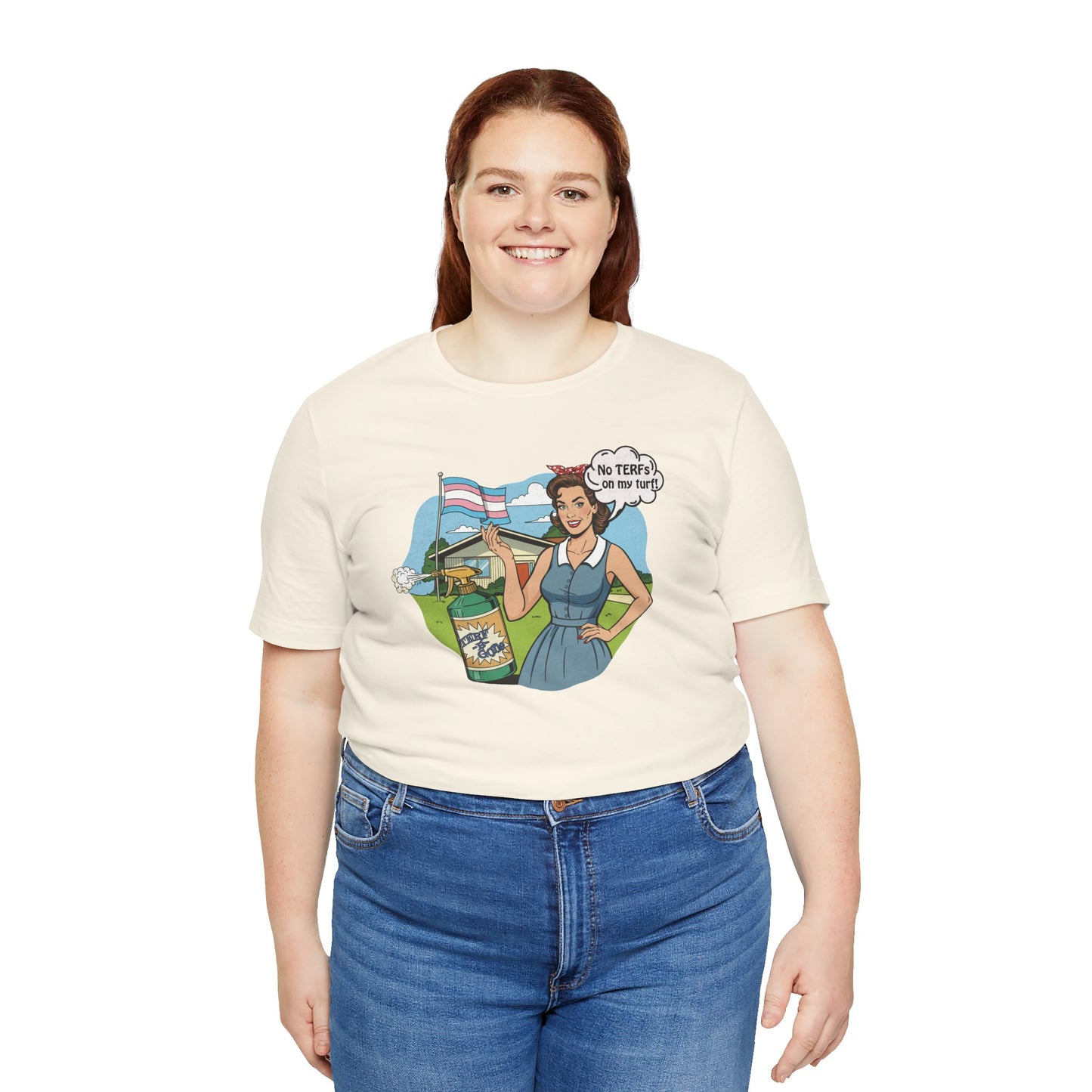 No TERFs On My Turf Unisex Tee | Trans Pride & Solidarity Collection