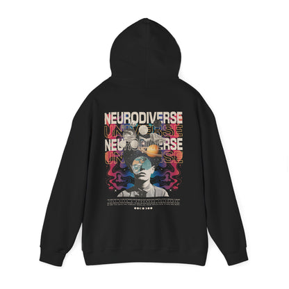 Neurodiverse Universe Unisex Hoodie | Neurodiversity Advocacy Hooded Sweatshirt