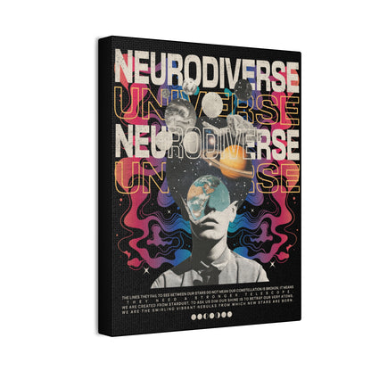 Neurodiverse Universe Canvas Print | Autism & Neurodiversity Advocacy Wall Art