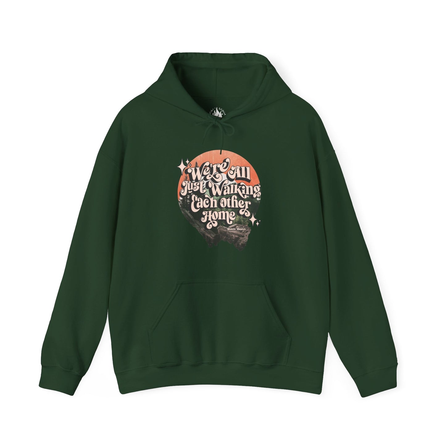 Walking Each Other Home Unisex Hoodie | Ram Dass Quote Hooded Sweatshirt | The Collective Flame Fund Collection