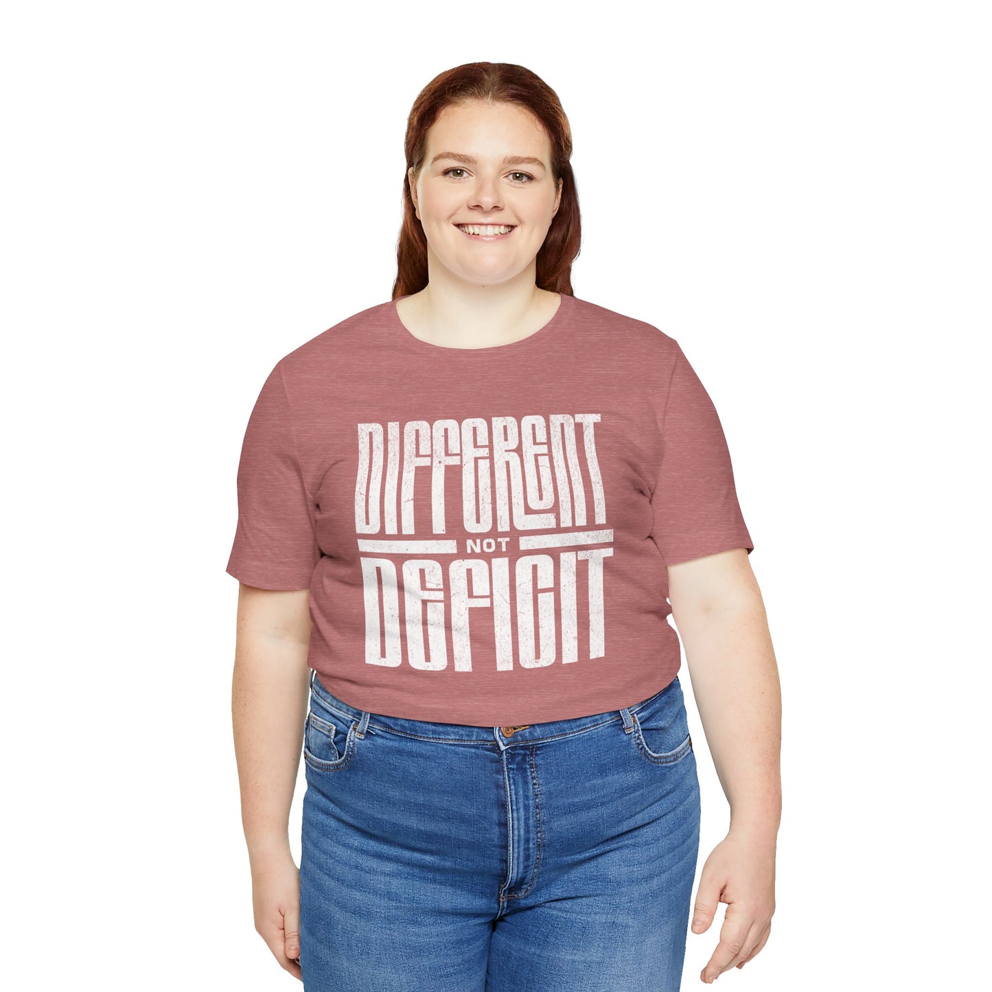 "Different Not Deficit" Unisex Tee | Autism & Neurodiversity Advocacy Shirt