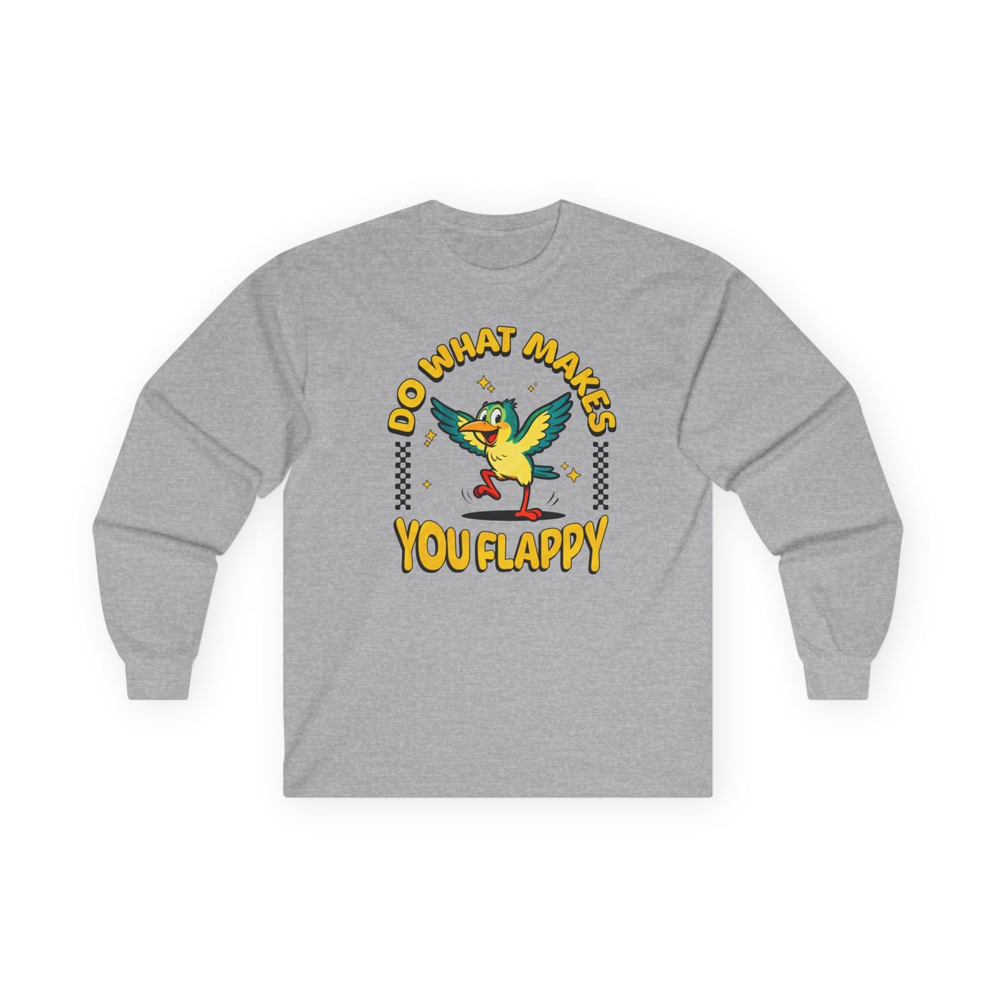 "Do What Makes You Flappy" Long Sleeve Tee | Autism & Neurodiversity Advocacy Shirt