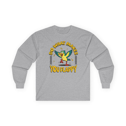 "Do What Makes You Flappy" Long Sleeve Tee | Autism & Neurodiversity Advocacy Shirt