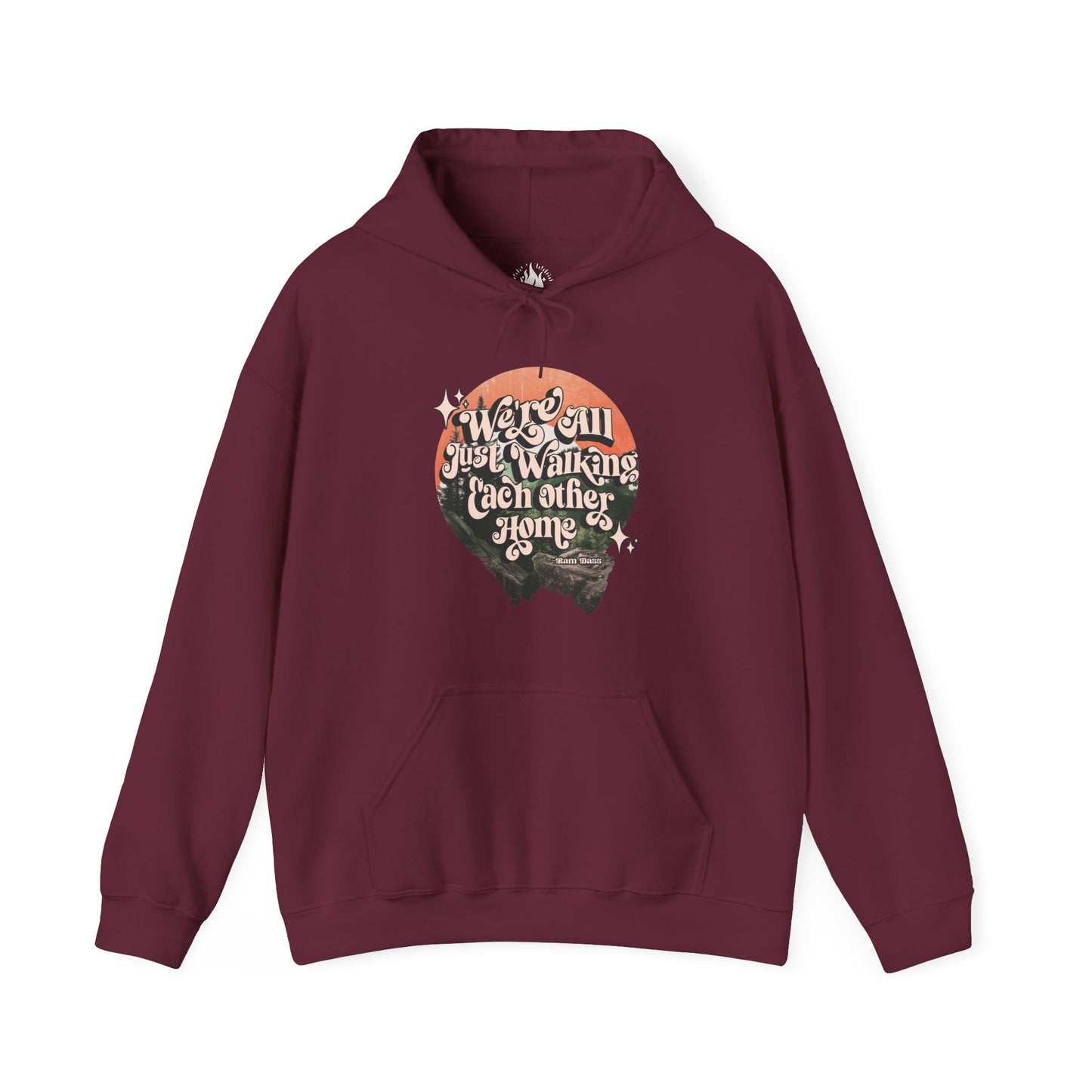 Walking Each Other Home Unisex Hoodie | Ram Dass Quote Hooded Sweatshirt | The Collective Flame Fund Collection