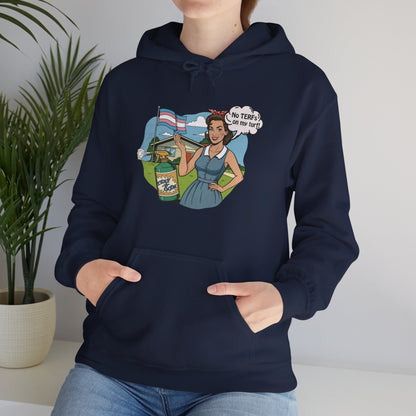 No TERFs On My Turf Unisex Hoodie | Trans Pride & Solidarity Collection