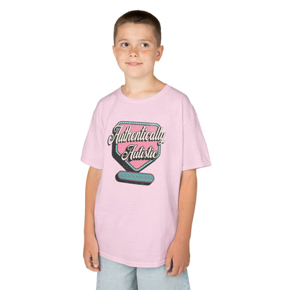 Youth "Authentically Autistic" Unisex Tee | Autism & Neurodiversity Advocacy Shirt