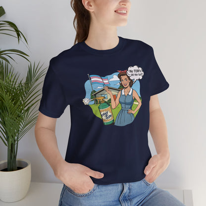 No TERFs On My Turf Unisex Tee | Trans Pride & Solidarity Collection