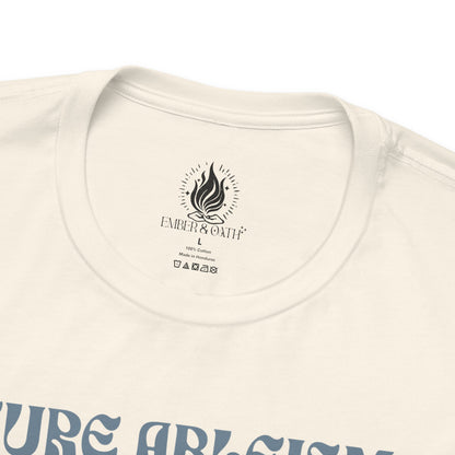 "Cure Ableism Not Autism" Tee | Retro Floral Activist Shirt | Ember & Oath