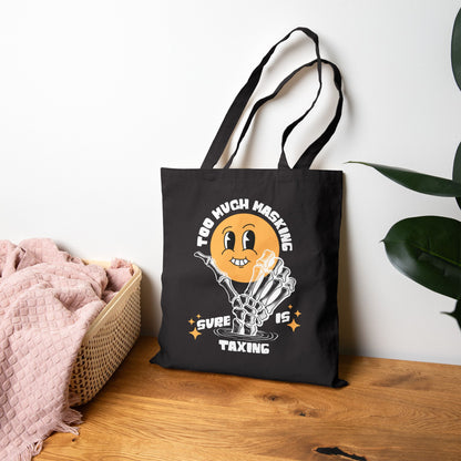 "Too Much Masking" Tote Bag | Autism & Neurodiversity Advocacy Bag