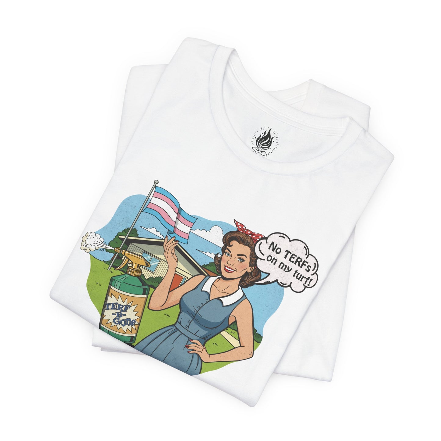 No TERFs On My Turf Unisex Tee | Trans Pride & Solidarity Collection