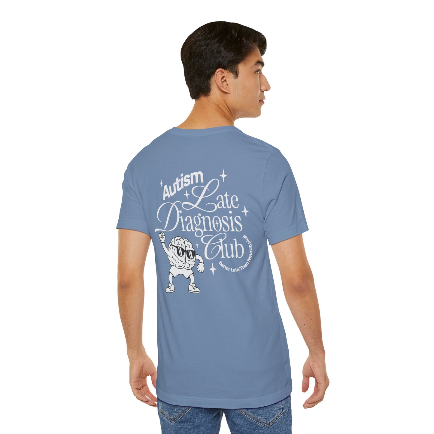 "Late Diagnosis Club" Custom Tee | Autism, ADHD, AuDHD Advocacy Shirt | Ember & Oath