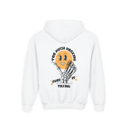 Youth "Masking Is Taxing" Unisex Hoodie | Autism & Neurodiversity Advocacy Sweatshirt
