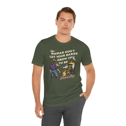 Mama's Don't Let Your Babies Grow Up To Be Proud Boys Unisex Tee | Anti-Fascist Shirt | The Collective Flame Fund Collection