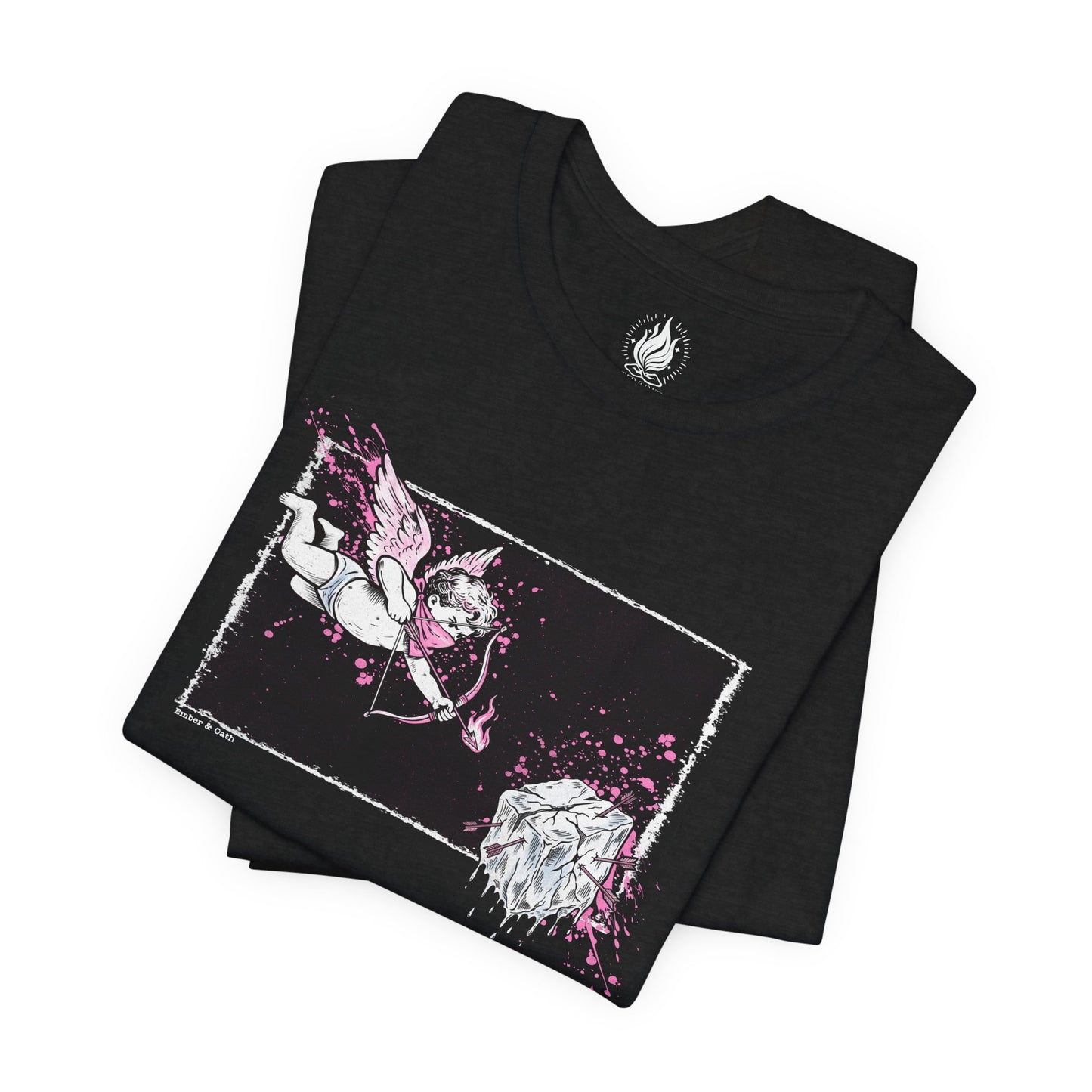 Cupid Against ICE Unisex Tee | Anti-ICE Shirt | The Collective Flame Fund Collection