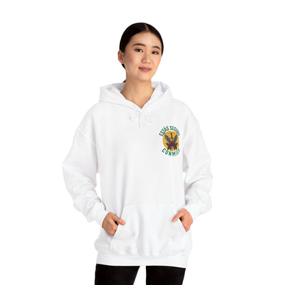 You Are Safe With Me Sword Unisex Hoodie | Estás Seguro Conmigo Hooded Sweatshirt | Immigrant Rights & Solidarity Collection