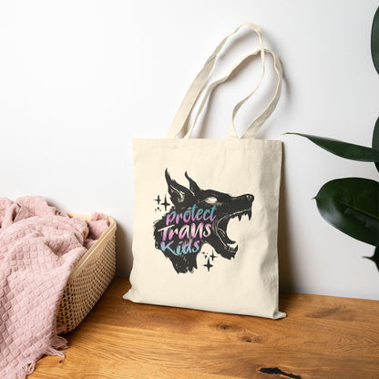 Protect Trans Kids Tote Bag | Trans Pride & Solidarity Collection