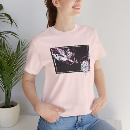 Cupid Against ICE Unisex Tee | Anti-ICE Shirt | The Collective Flame Fund Collection