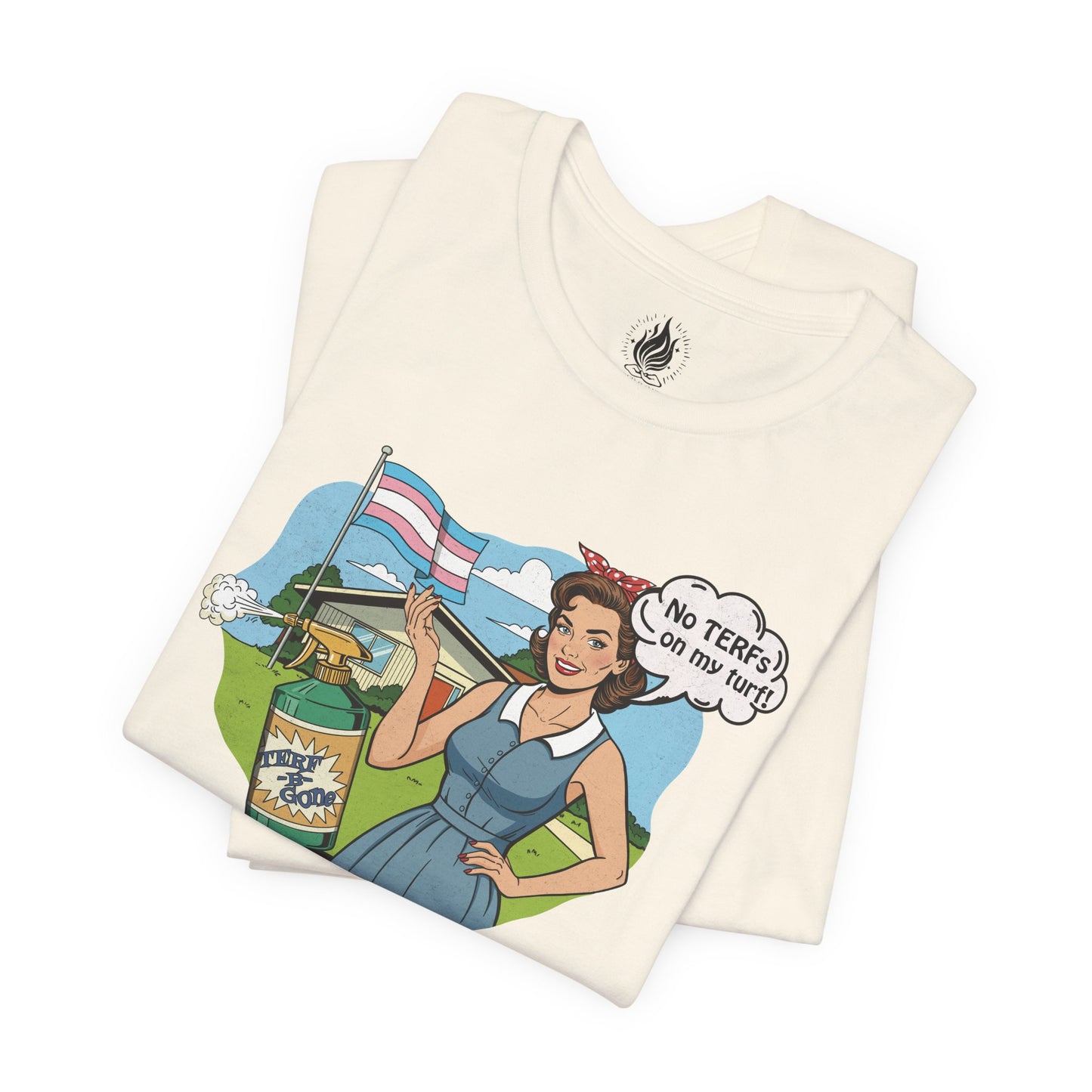 No TERFs On My Turf Unisex Tee | Trans Pride & Solidarity Collection