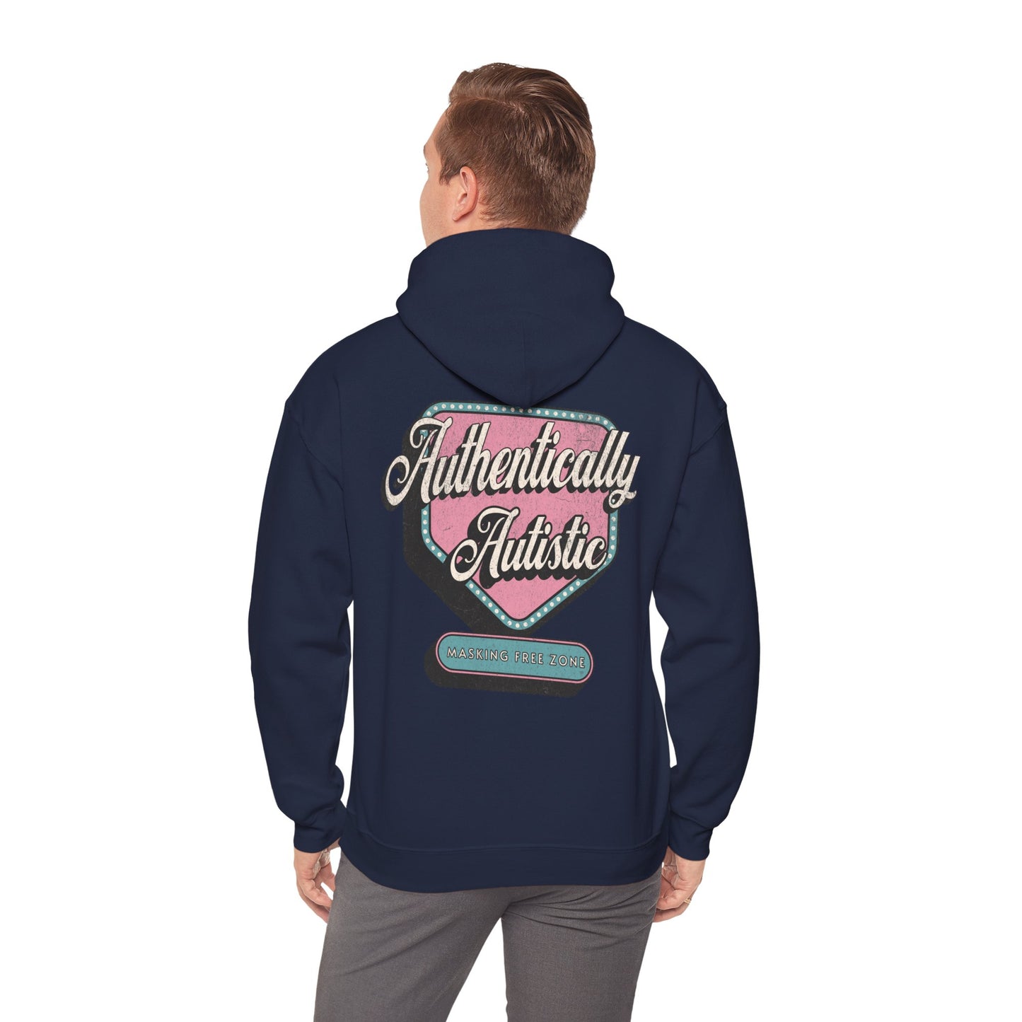 "Authentically Autistic" Unisex Hoodie | Autism & Neurodiversity Advocacy Shirt