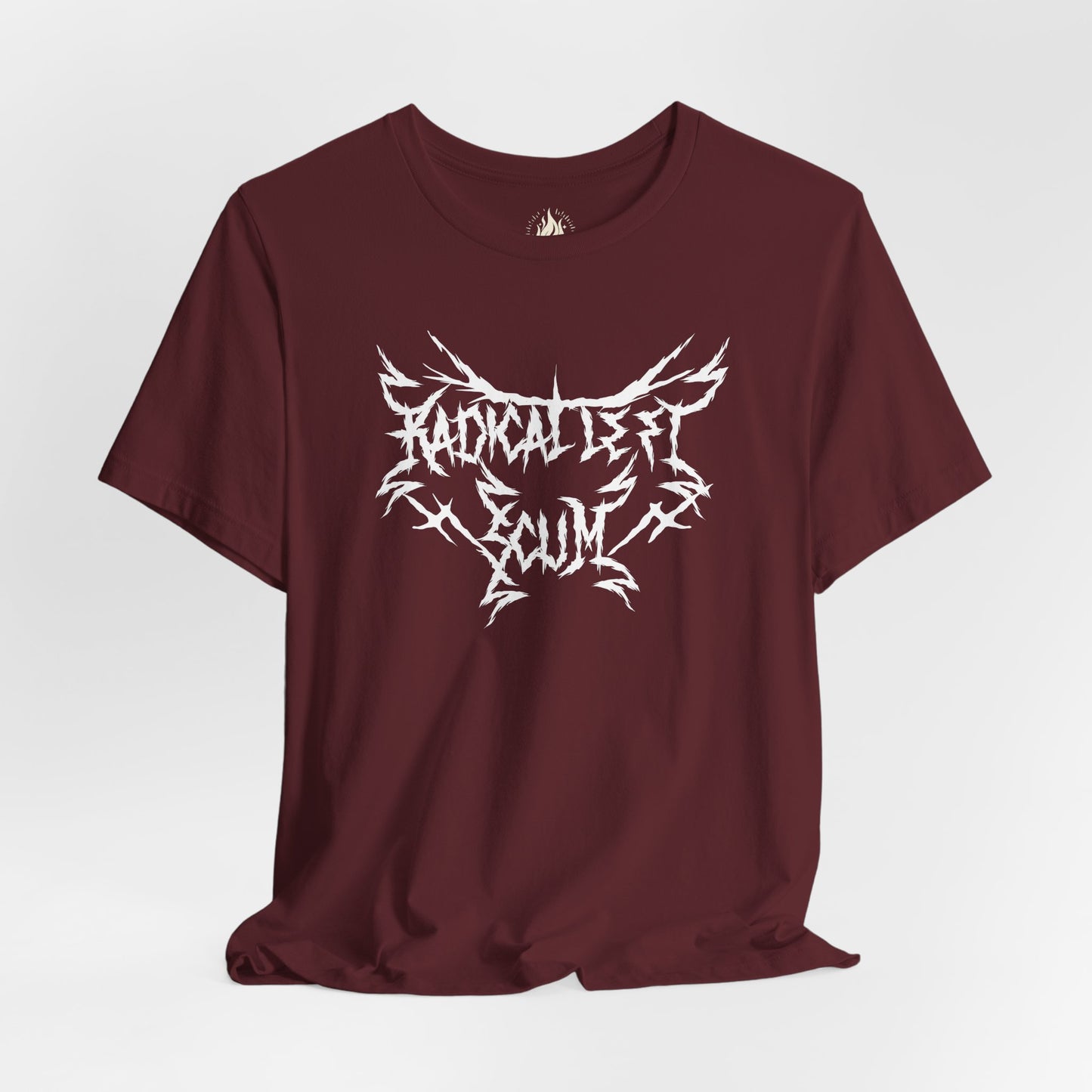 Radical Left Scum Heavy Metal Unisex Tee | The Collective Flame Fund Collection