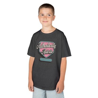Youth "Authentically Autistic" Unisex Tee | Autism & Neurodiversity Advocacy Shirt