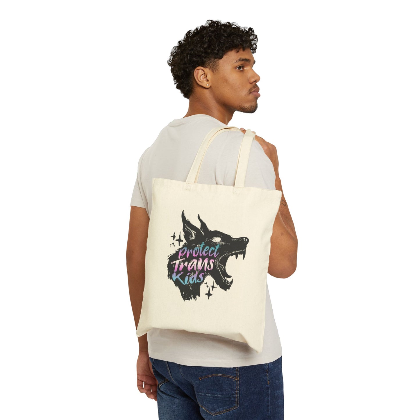 Protect Trans Kids Tote Bag | Trans Pride & Solidarity Collection