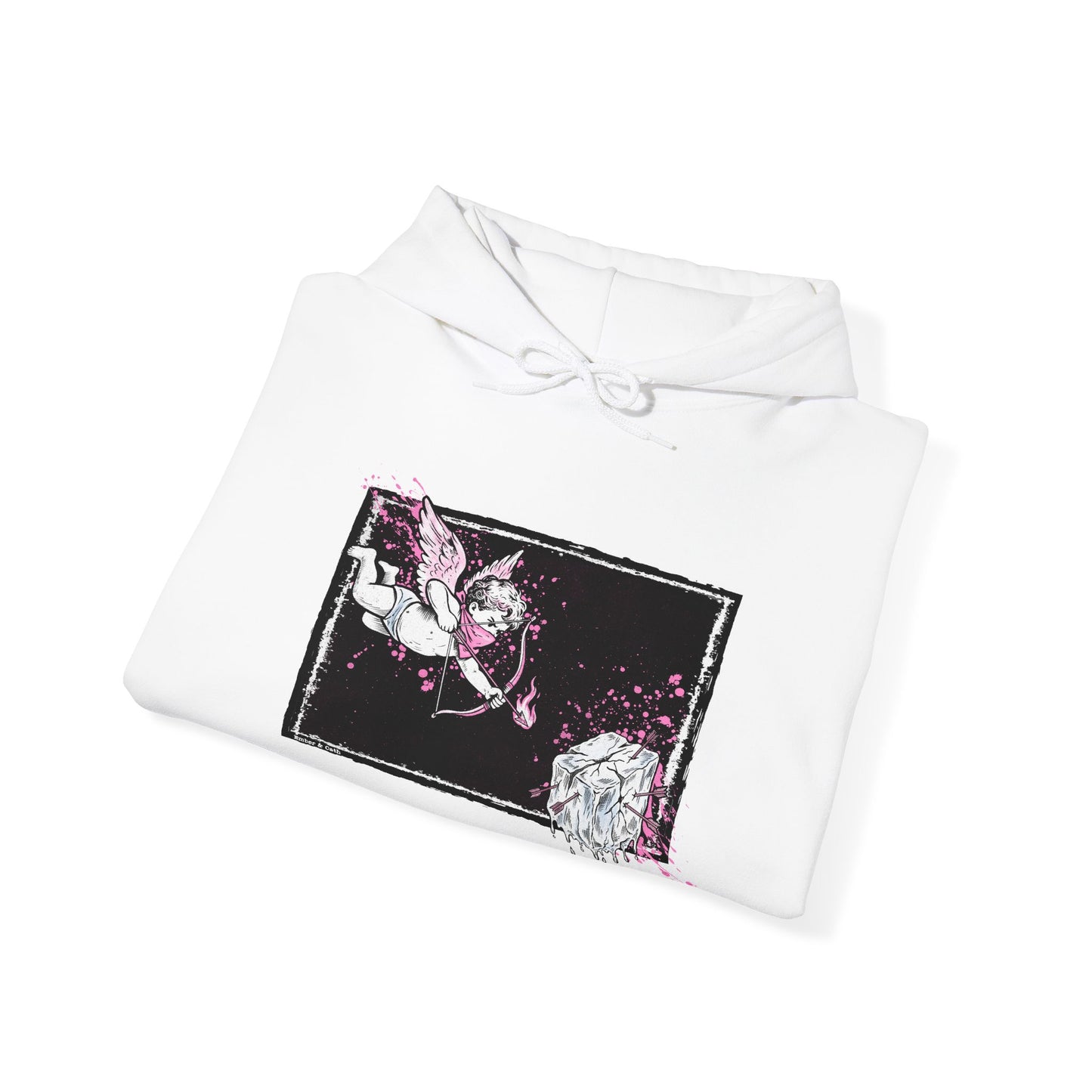 Cupid Against ICE Unisex Hoodie | Anti-ICE Hooded Sweatshirt | The Collective Flame Fund Collection