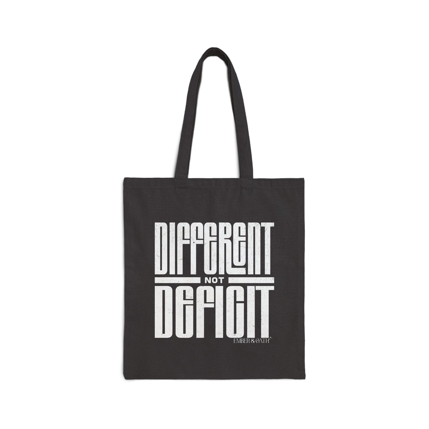"Different Not Deficit" Tote Bag | Autism & Neurodiversity Advocacy Bag