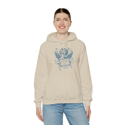 Defending Humans Rights Is My Love Language Unisex Hoodie | Valentine's Day Activism Hooded Swatshirt | The Collective Flame Fund Collection