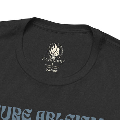 "Cure Ableism Not Autism" Tee | Retro Floral Activist Shirt | Ember & Oath