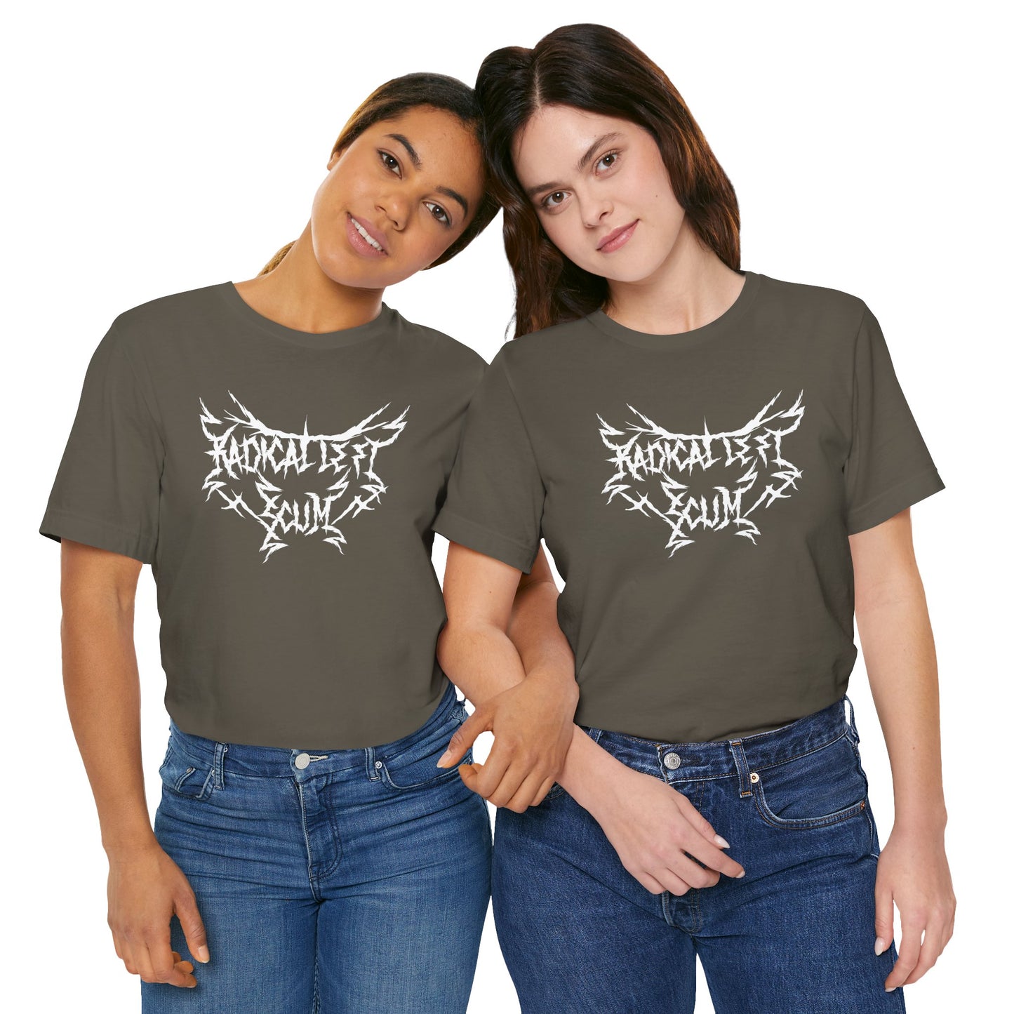 Radical Left Scum Heavy Metal Unisex Tee | The Collective Flame Fund Collection