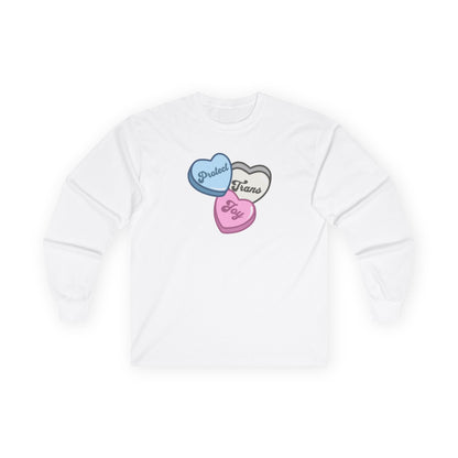 Protect Trans Joy Unisex Long  Sleeve Tee | Trans Pride & Solidarity Collection