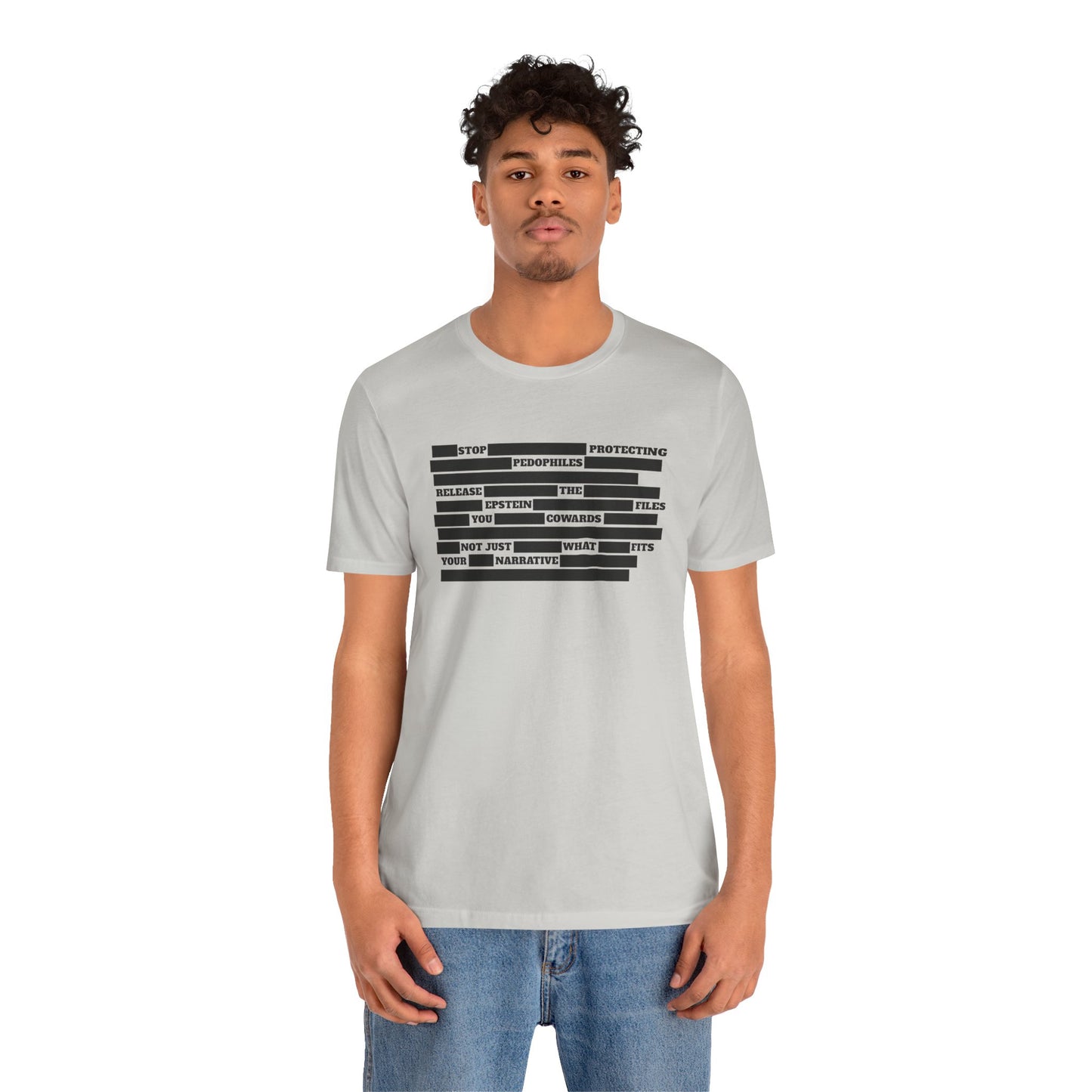Redacted Truth Unisex Tee | Epstein Files T-Shirt | The Collective Flame Fund Collection