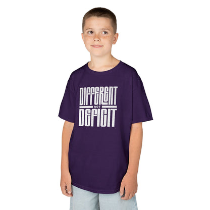 Youth "Different Not Deficit" Unisex Tee | Autism & Neurodiversity Advocacy Shirt