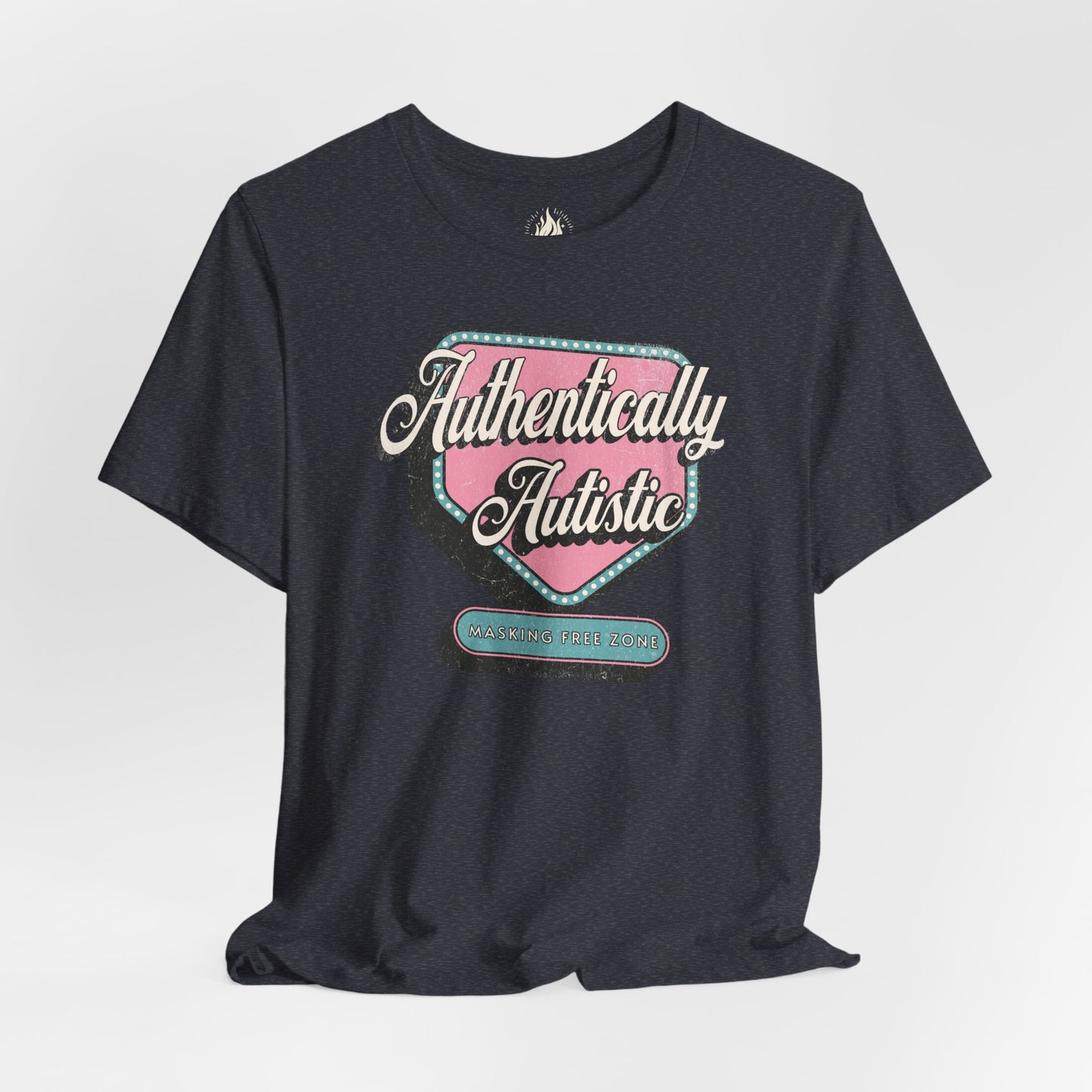 "Authentically Autistic" Unisex Tee | Masking Free Zone Shirt
