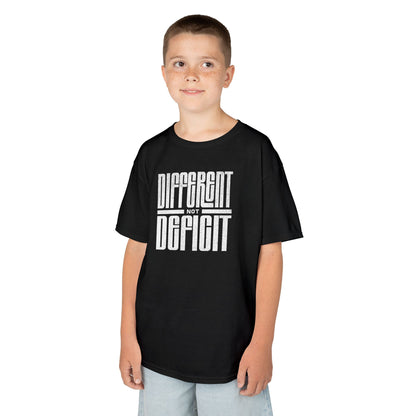 Youth "Different Not Deficit" Unisex Tee | Autism & Neurodiversity Advocacy Shirt