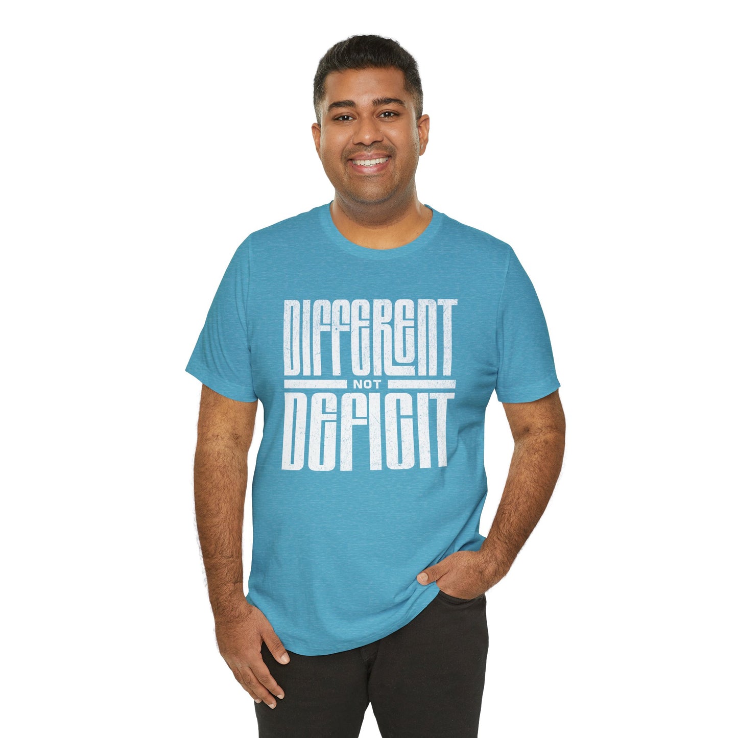 "Different Not Deficit" Unisex Tee | Autism & Neurodiversity Advocacy Shirt
