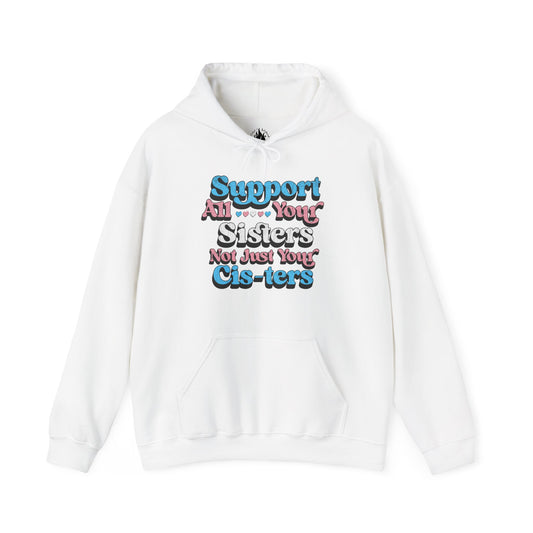 Support All Your Sisters Unisex Hoodie | Trans Pride & Solidarity Collection