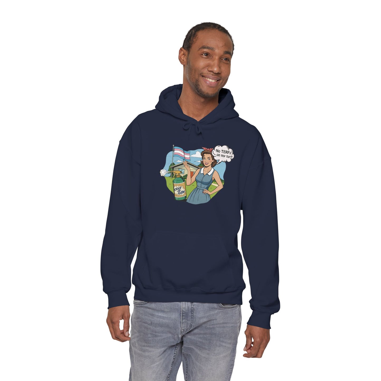 No TERFs On My Turf Unisex Hoodie | Trans Pride & Solidarity Collection