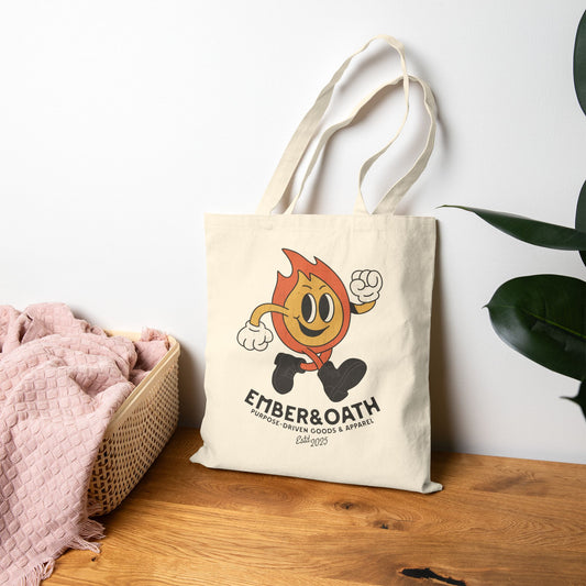 Emory Tote Bag | The Firestarter Fund Mascot bag
