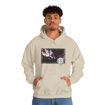 Cupid Against ICE Unisex Hoodie | Anti-ICE Hooded Sweatshirt | The Collective Flame Fund Collection