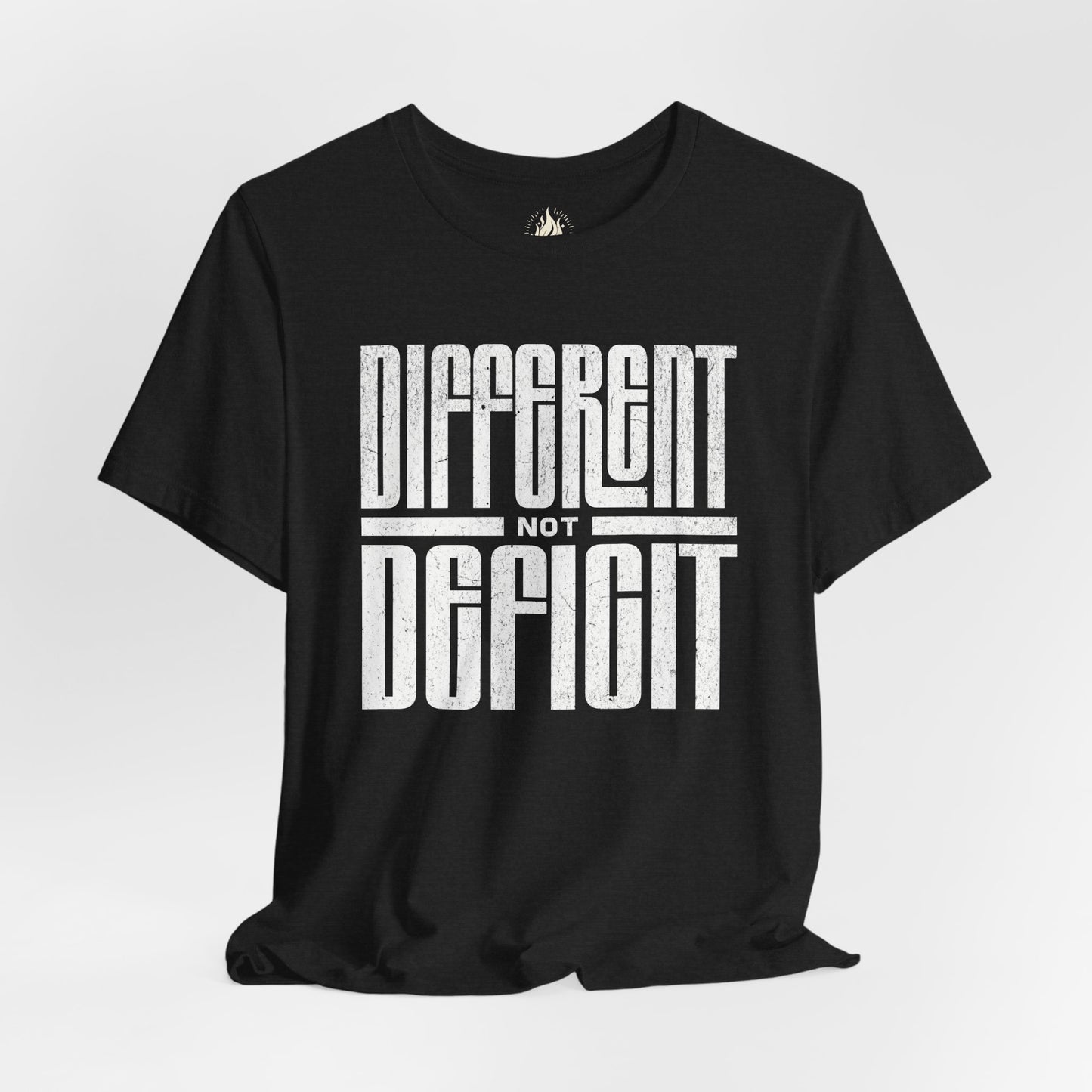 "Different Not Deficit" Unisex Tee | Autism & Neurodiversity Advocacy Shirt