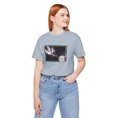 Cupid Against ICE Unisex Tee | Anti-ICE Shirt | The Collective Flame Fund Collection
